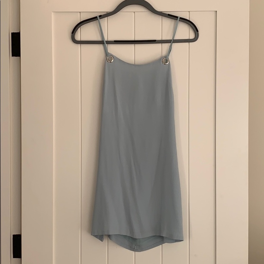Urban Outfitters Light Blue Slip Mini Dress